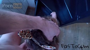 Face fuck and deepthroat with a monster cock for this slut cum lover - fastocum
