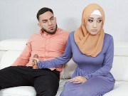 Hijab Hookup - Hijab Girl Sophia Leone Gets Disciplined And Fucked By Her Neighbor For Trespassing
