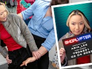 Small Asian Thief Asia Lee Gets Dominated And Fucked By The LP Officer In The Backroom - Shoplyfter