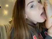 sloppy self worship on feet