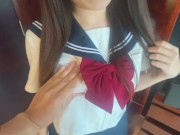 Japanese student waiting for orgasm and creampie - Master made me scream out for the orgasm loudly