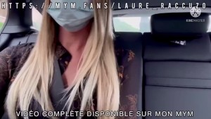 Défi inconnu Uber - jeune francaise vide les couilles du chauffeur Uber ! Enorme ejac !!!