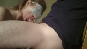 StepSister Caught Me Jerking Off Let to Fuck Mouth & Cum onto Tits #2