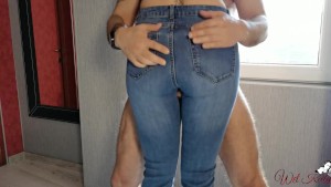 Morning dry humping and coming on my jeans WetKelly